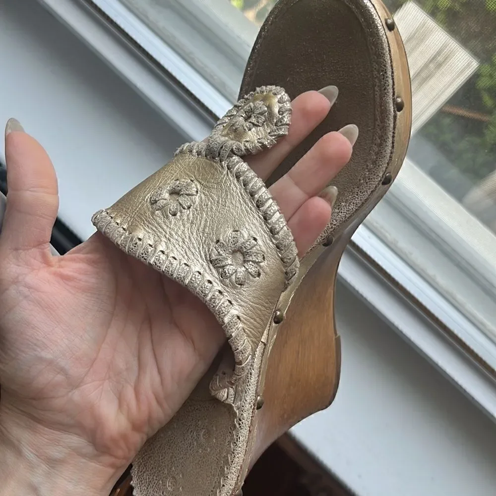 Jack Rogers Heeled Wedges